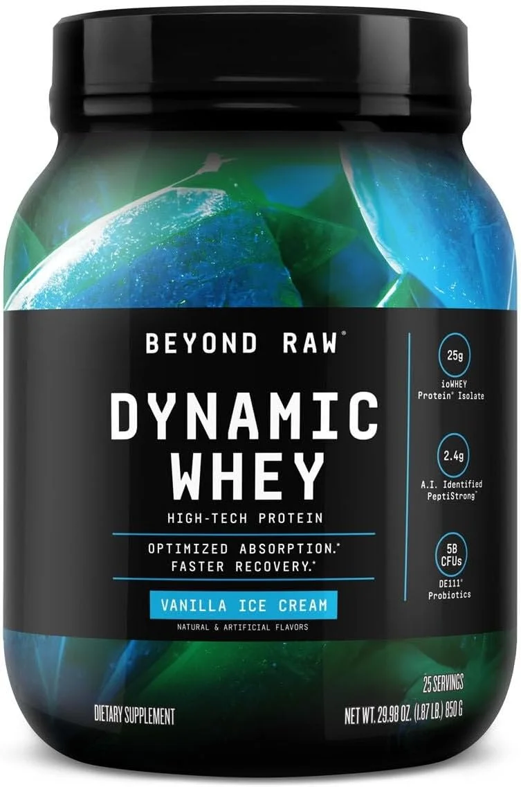 پروتئین وی پیشرفته Beyond Raw Dynamic - بستنی وانیلی (25 سروینگ)
