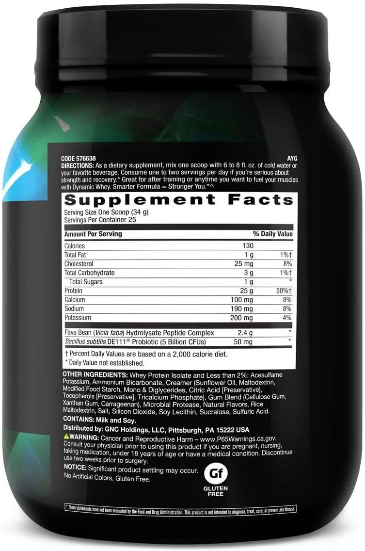 پروتئین وی پیشرفته Beyond Raw Dynamic - بستنی وانیلی (25 سروینگ)