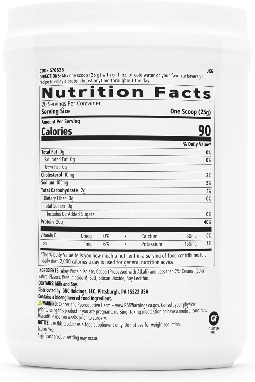 پروتئین بدون شکر GNC Total Lean - شکلات غنی (20 سروینگ) - تصویر 2
