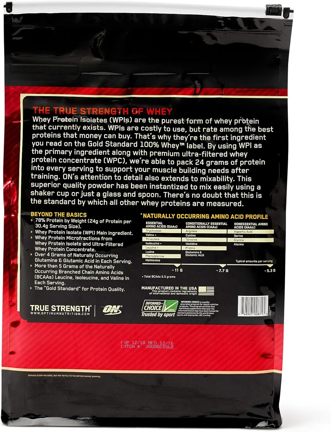 پروتئین وی گلد استاندارد - شکلاتی ۴.۵ کیلوگرمی