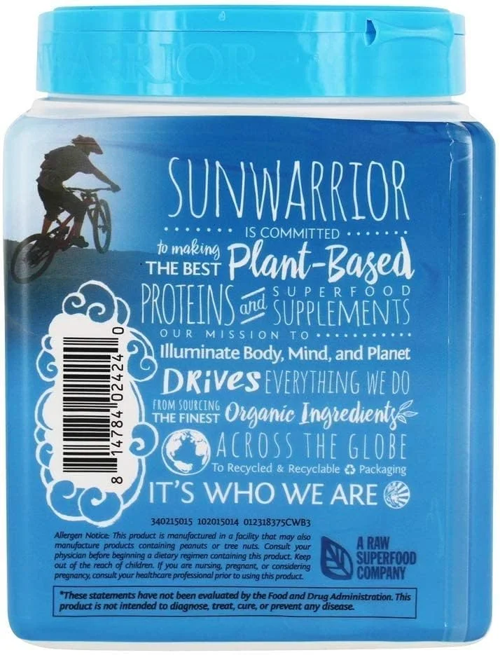 سان واریر - مخلوط جنگجو، پودر پروتئین گیاهی، خام و وگان با نخود و شاهدانه، شکلاتی، 15 سروینگ