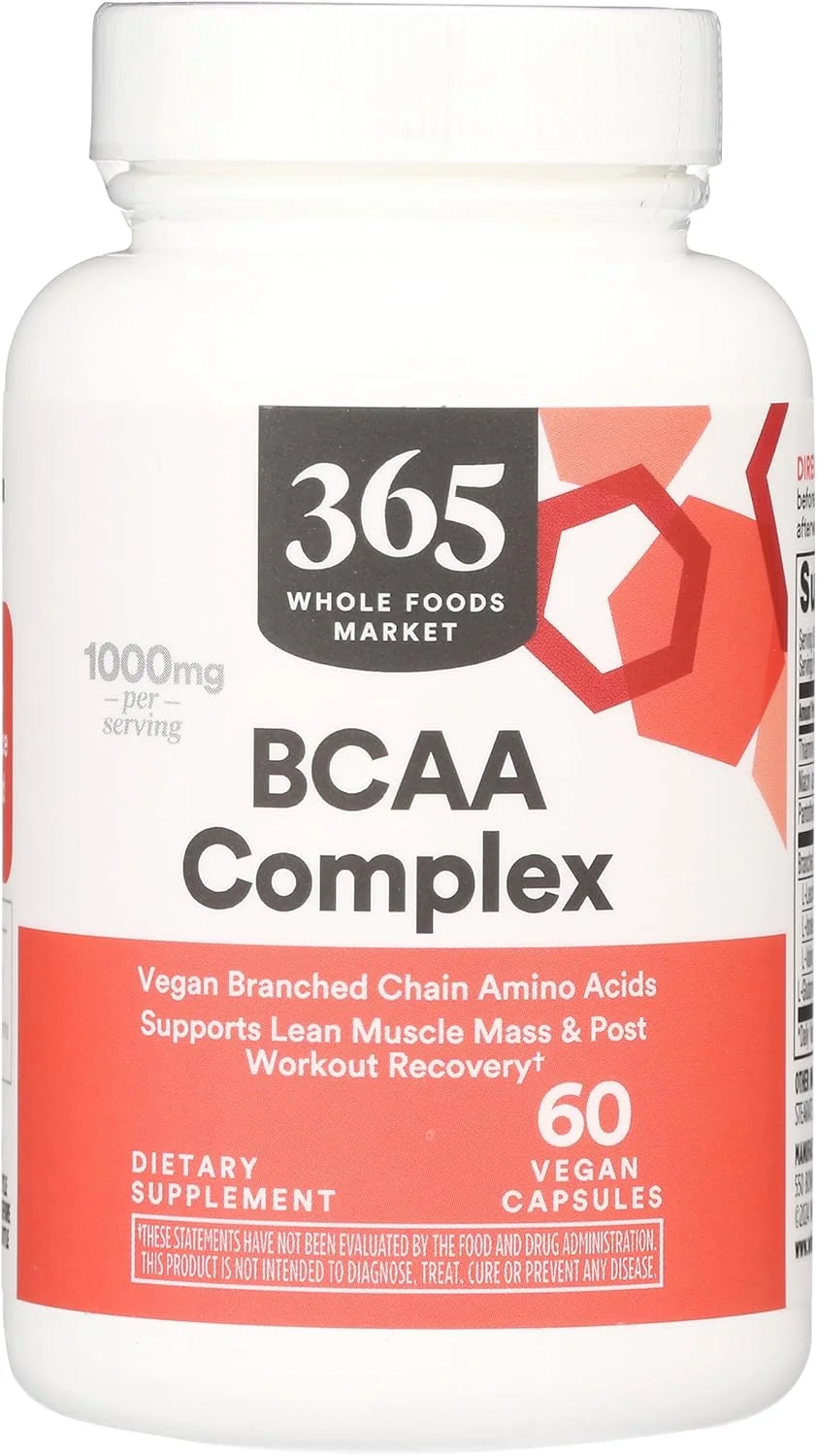 مکمل بی سی ای ای (BCAA Complex) از فروشگاه Whole Foods Market، 60 عدد مکمل بی سی ای ای (BCAA Complex) از فروشگاه Whole Foods Market، 60 عدد