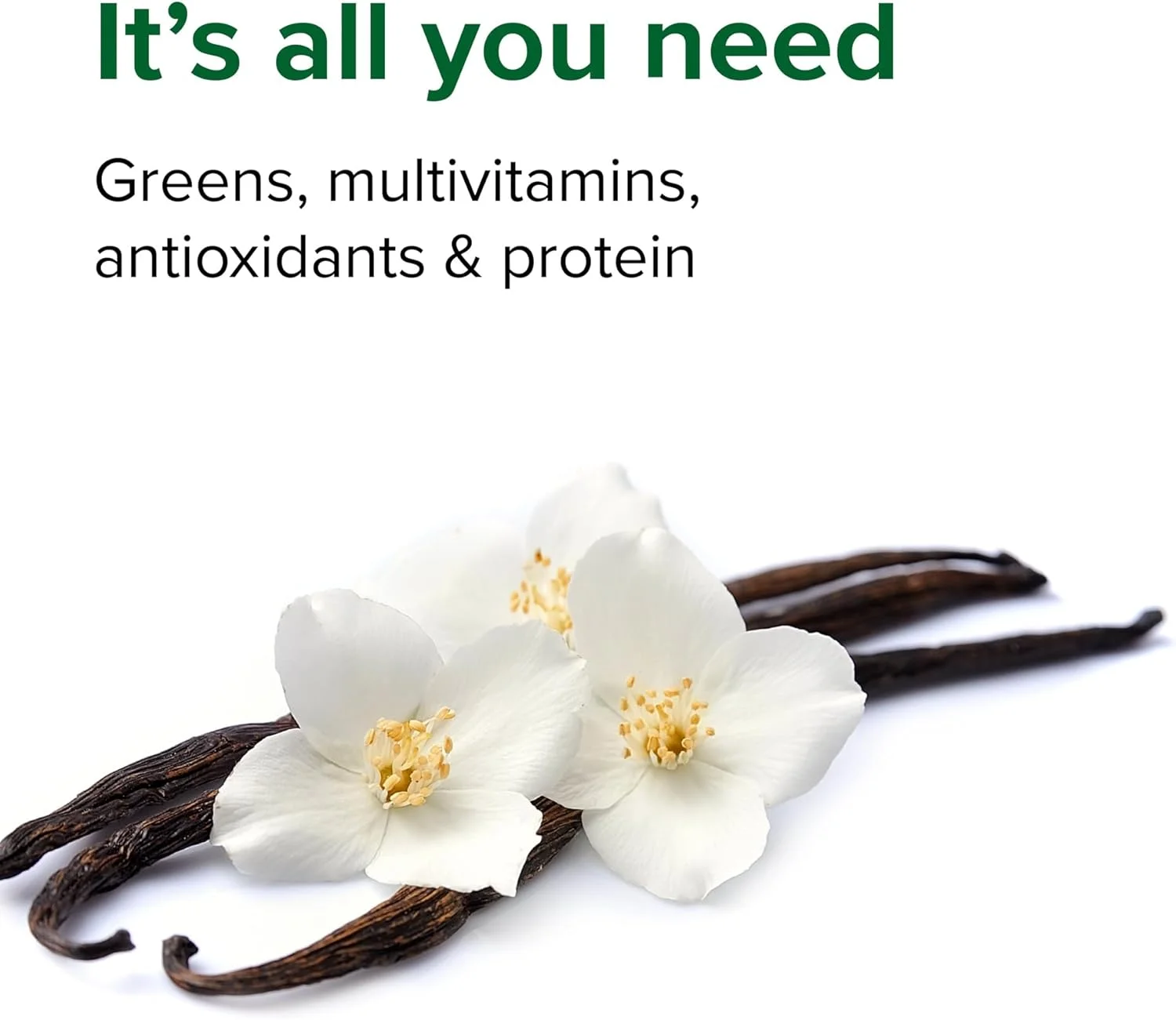 شیک غذایی کامل وگان Vibrant Health, Maximum Vibrance با پروتئین گیاهی، طعم وانیل، 15 سروینگ