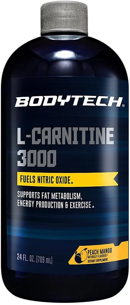 ال-کارنیتین 3000 میلی گرم بادی تک - پشتیبانی از سوخت و ساز چربی، تولید انرژی و ریکاوری عضلات - طعم انبه هلو (710 میلی لیتر) ال-کارنیتین 3000 میلی گرم بادی تک - پشتیبانی از سوخت و ساز چربی، تولید انرژی و ریکاوری عضلات - طعم انبه هلو (710 میلی لیتر)