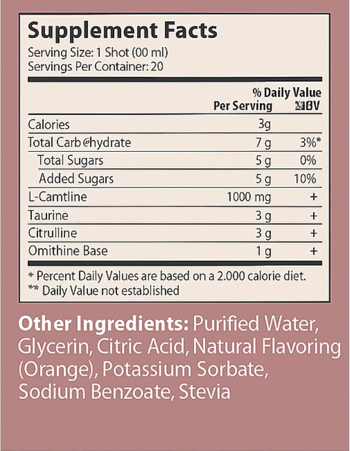 شات مایع ال-کارنیتین – 50 میلی لیتر (15 عدد) – پشتیبانی از انرژی، تقویت متابولیسم و استقامت – مکمل نوشیدنی با چای سبز و ویتامین B6 شات مایع ال-کارنیتین – 50 میلی لیتر (15 عدد) – پشتیبانی از انرژی، تقویت متابولیسم و استقامت – مکمل نوشیدنی با چای سبز و ویتامین B6
