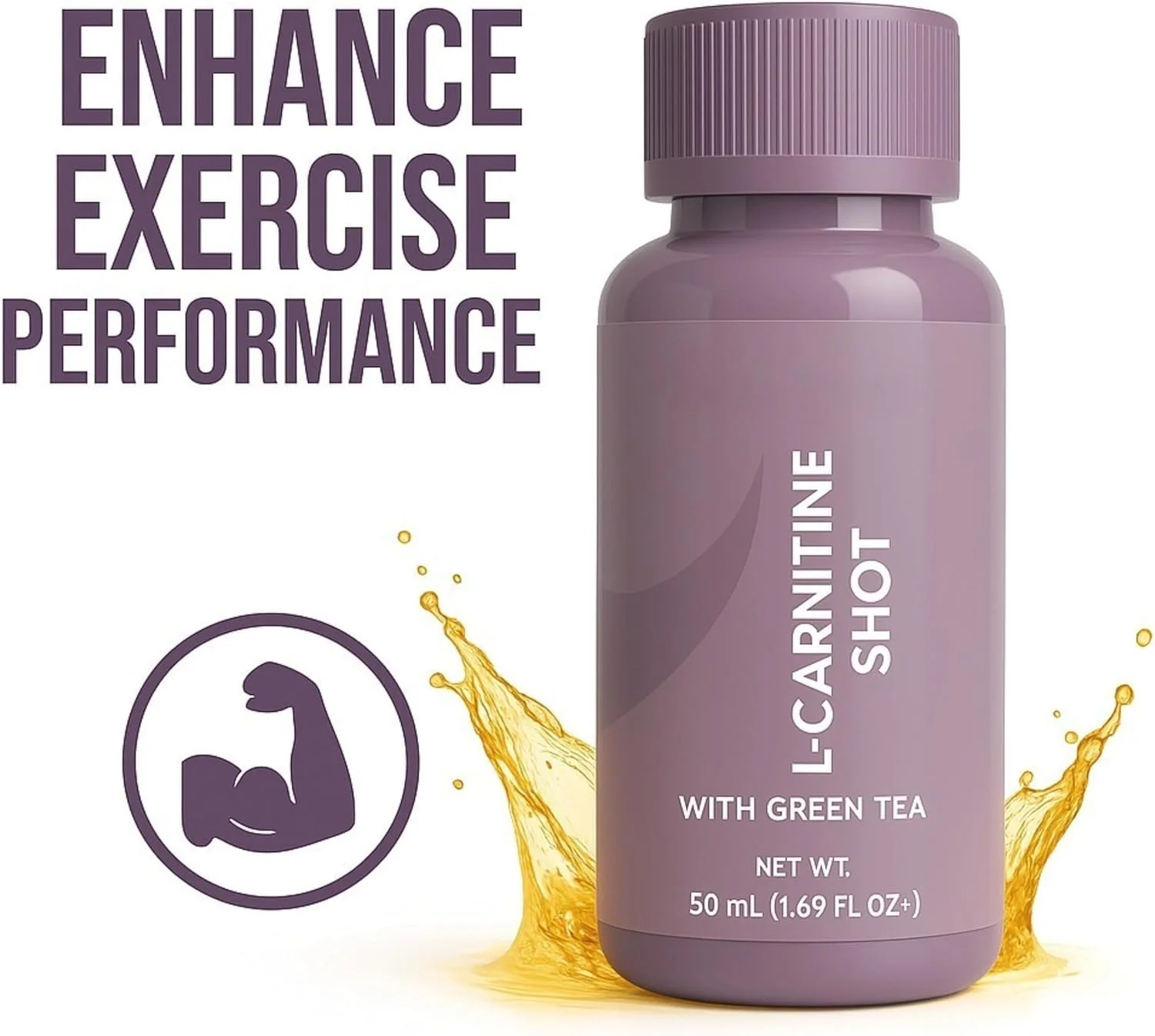 شات مایع ال-کارنیتین – 50 میلی لیتر (15 عدد) – پشتیبانی از انرژی، تقویت متابولیسم و استقامت – مکمل نوشیدنی با چای سبز و ویتامین B6 شات مایع ال-کارنیتین – 50 میلی لیتر (15 عدد) – پشتیبانی از انرژی، تقویت متابولیسم و استقامت – مکمل نوشیدنی با چای سبز و ویتامین B6
