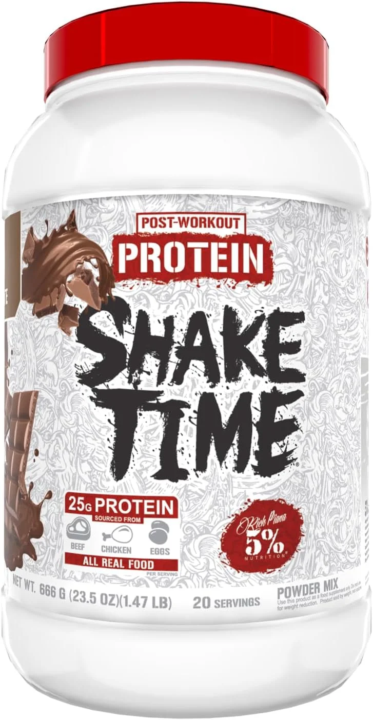 نوشیدنی پروتئینی ریچ پیانا شیک تایم %5 | 24 گرم پروتئین حیوانی | ایزوله گوشت گاو تغذیه شده با علف، مرغ، تخم مرغ | بدون شکر یا سویا (شکلاتی) نوشیدنی پروتئینی ریچ پیانا شیک تایم %5 | 24 گرم پروتئین حیوانی | ایزوله گوشت گاو تغذیه شده با علف، مرغ، تخم مرغ | بدون شکر یا سویا (شکلاتی)