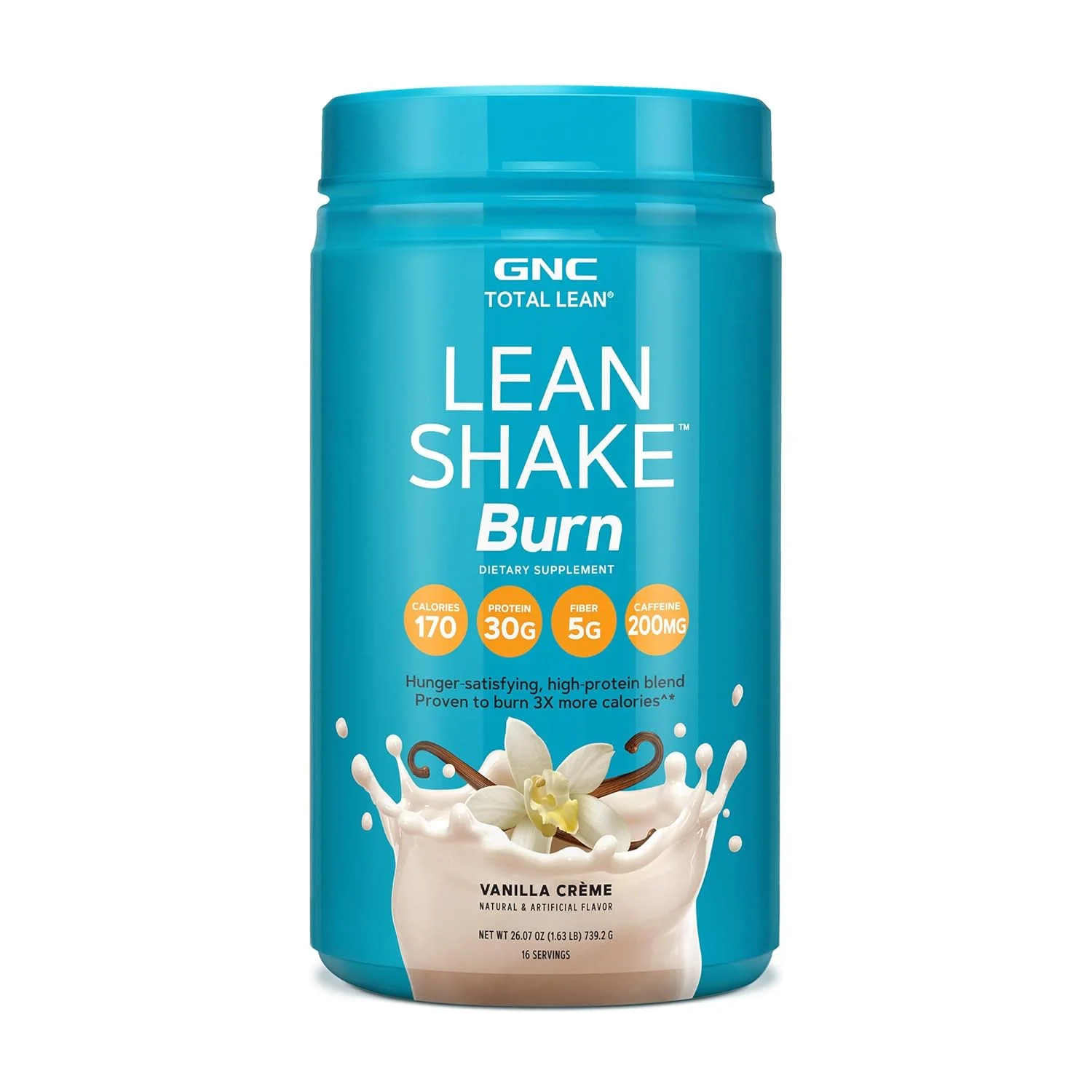 GNC Total Lean Lean Shake Burn - وانیل کرم (۱۶ سروینگ) GNC Total Lean Lean Shake Burn - وانیل کرم (۱۶ سروینگ)