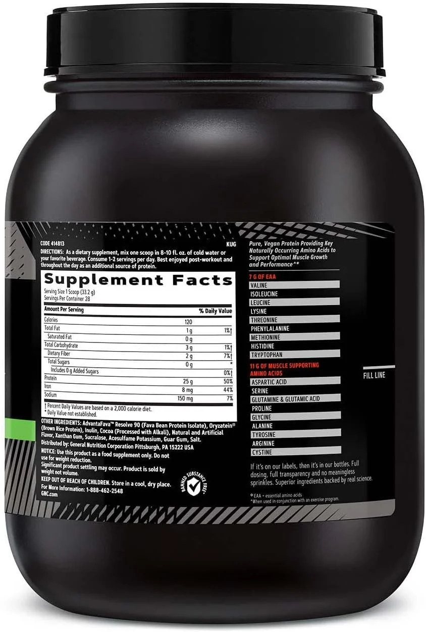 پروتئین ایزوله گیاهی GNC AMP - فندق شکلاتی (28 سروینگ) پروتئین ایزوله گیاهی GNC AMP - فندق شکلاتی (28 سروینگ)