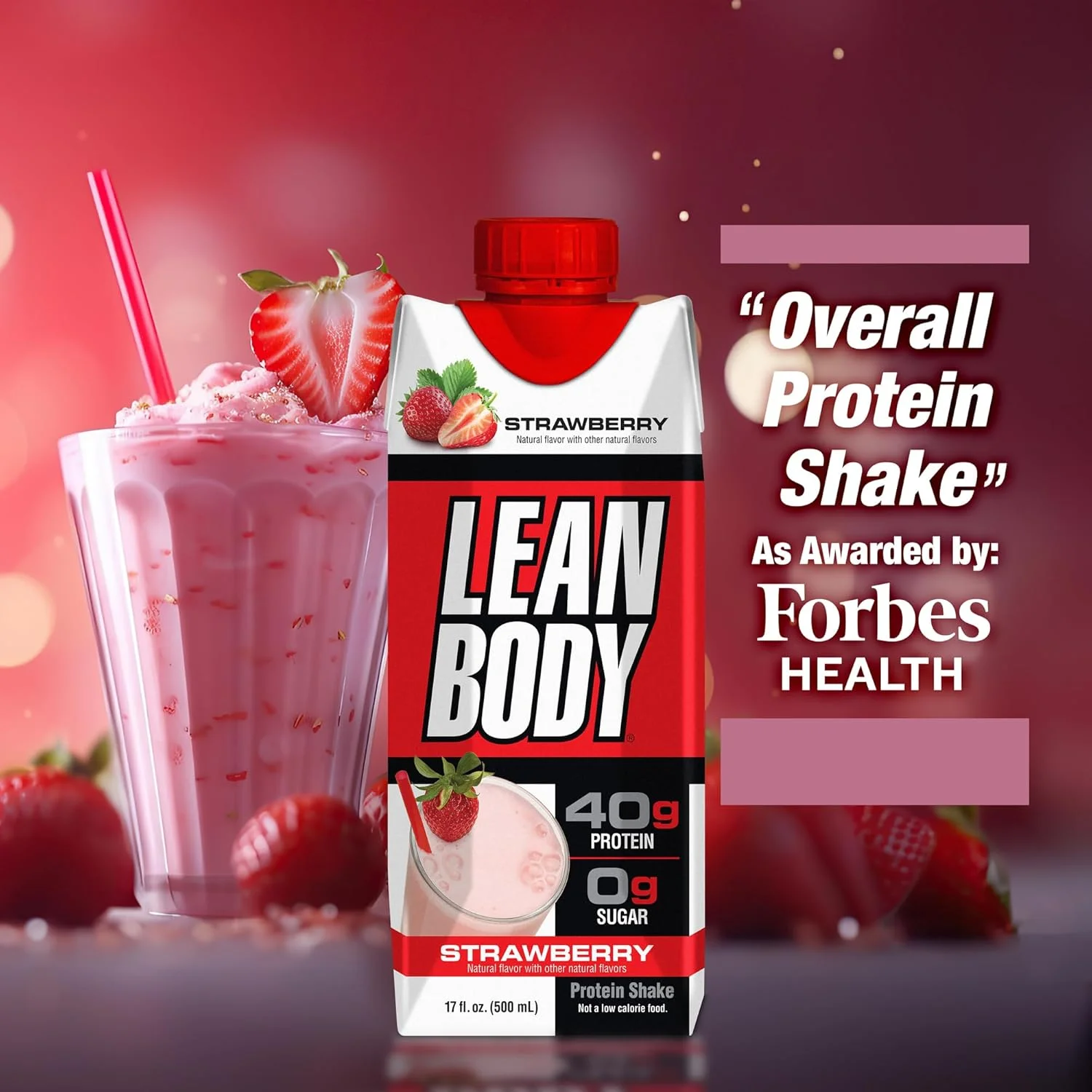 لابرادا Lean Body شیک پروتئینی توت فرنگی آماده نوشیدن، 40 گرم پروتئین، ترکیب وی، بدون شکر، بدون گلوتن، 22 ویتامین و مواد معدنی، 17 اونس (کارتن و درب قابل بازیافت - بسته 12 عددی) LABRADA لابرادا Lean Body شیک پروتئینی توت فرنگی آماده نوشیدن، 40 گرم پروتئین، ترکیب وی، بدون شکر، بدون گلوتن، 22 ویتامین و مواد معدنی، 17 اونس (کارتن و درب قابل بازیافت - بسته 12 عددی) LABRADA