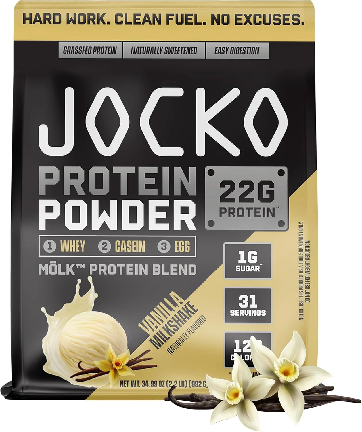 پودر پروتئین وی Jocko Fuel با طعم وانیل و طعم هلو پودر پروتئین وی Jocko Fuel با طعم وانیل و طعم هلو