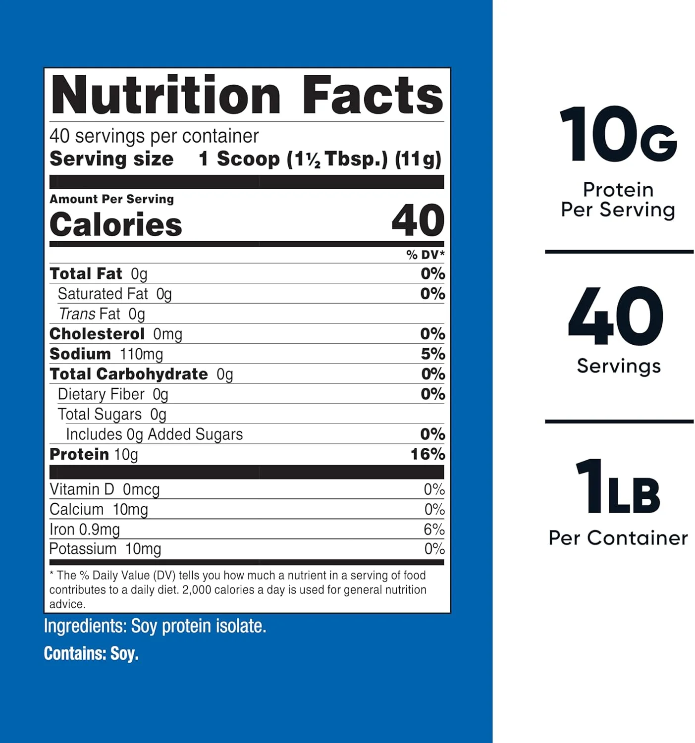 پودر پروتئین ایزوله سویا نوتریکاست، ۴۵۰ گرم بدون طعم - ۱۰ گرم پروتئین در هر وعده، وگان، بدون GMO و بدون گلوتن پودر پروتئین ایزوله سویا نوتریکاست، ۴۵۰ گرم بدون طعم - ۱۰ گرم پروتئین در هر وعده، وگان، بدون GMO و بدون گلوتن