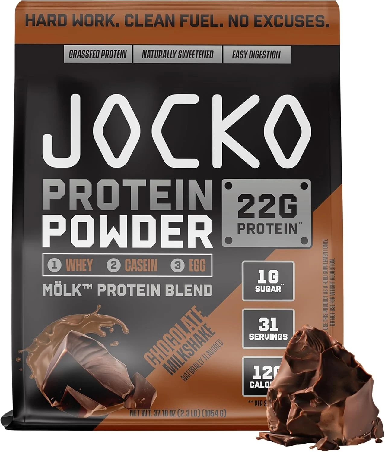 پودر پروتئین وی Jocko Fuel با طعم شکلات و طعم هلو سبزیجات روزانه پودر پروتئین وی Jocko Fuel با طعم شکلات و طعم هلو سبزیجات روزانه