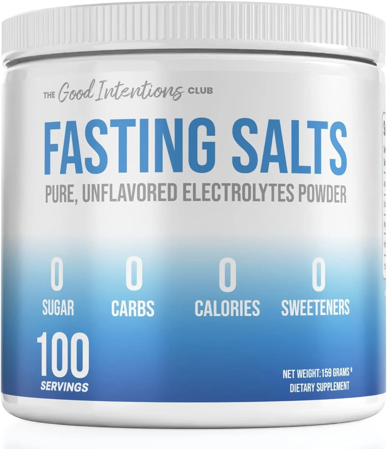 الکترولیت های روزه داری - پودر الکترولیت بدون طعم - 100 سروینگ - نمک های روزه داری - مکمل روزه داری - الکترولیت برای روزه داری