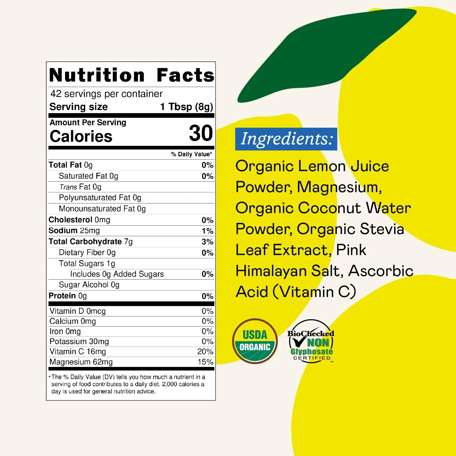 مخلوط نوشیدنی الکترولیت آبرسان ارگانیک GOODONYA، پودر آبرسان دارای گواهی ارگانیک، غیر GMO، بدون گلیفوسیت، کم شکر، طعم لیموناد، بدون طعم دهنده های مصنوعی، 42 سروینگ مخلوط نوشیدنی الکترولیت آبرسان ارگانیک GOODONYA، پودر آبرسان دارای گواهی ارگانیک، غیر GMO، بدون گلیفوسیت، کم شکر، طعم لیموناد، بدون طعم دهنده های مصنوعی، 42 سروینگ