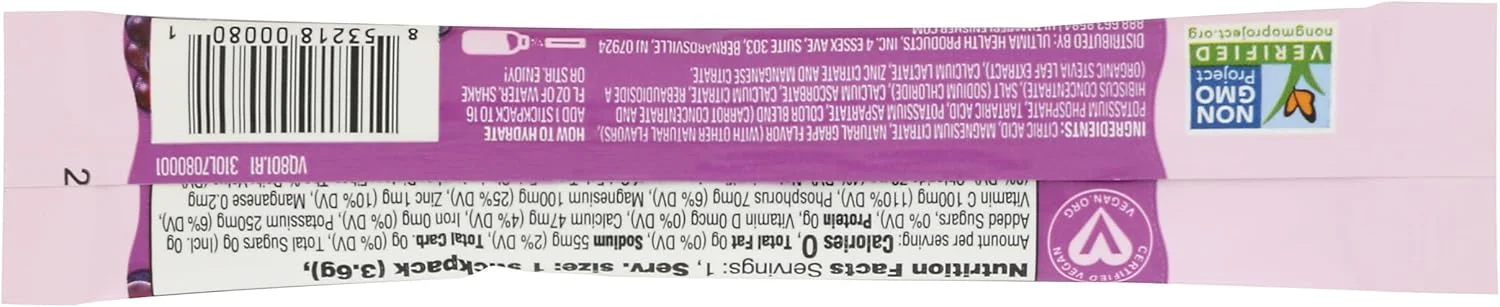 پودر الکترولیت انگور التیما رپلنیشر، 0.12 اونس