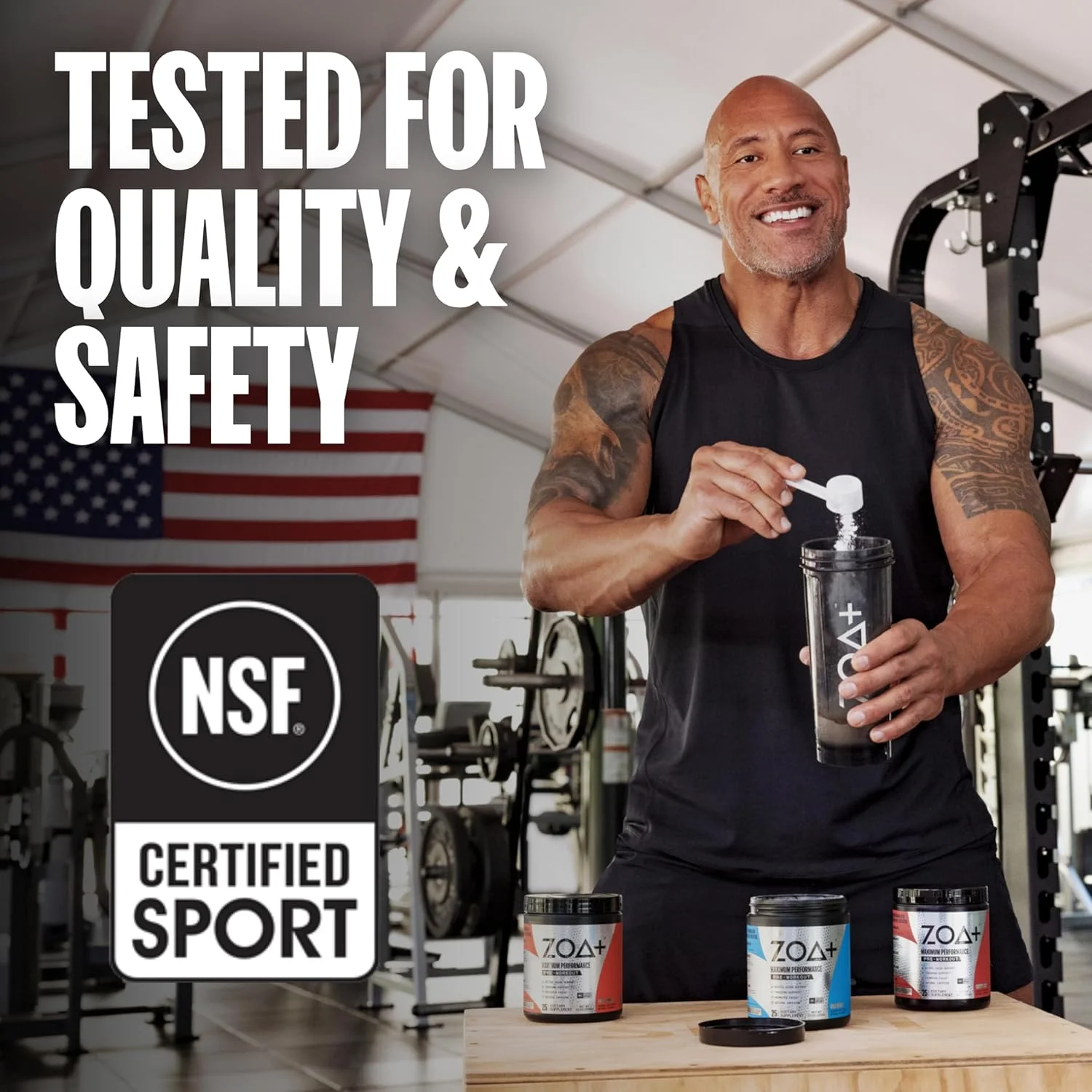 پودر مکمل ورزشی قبل از تمرین ZOA+ بدون شکر، طعم آلبالو لیمو - دارای گواهینامه NSF برای ورزش با الکترولیت ها، کراتین، بتا آلانین، جینکوبیلوبا، 200 میلی گرم کافئین - 25 سروینگ