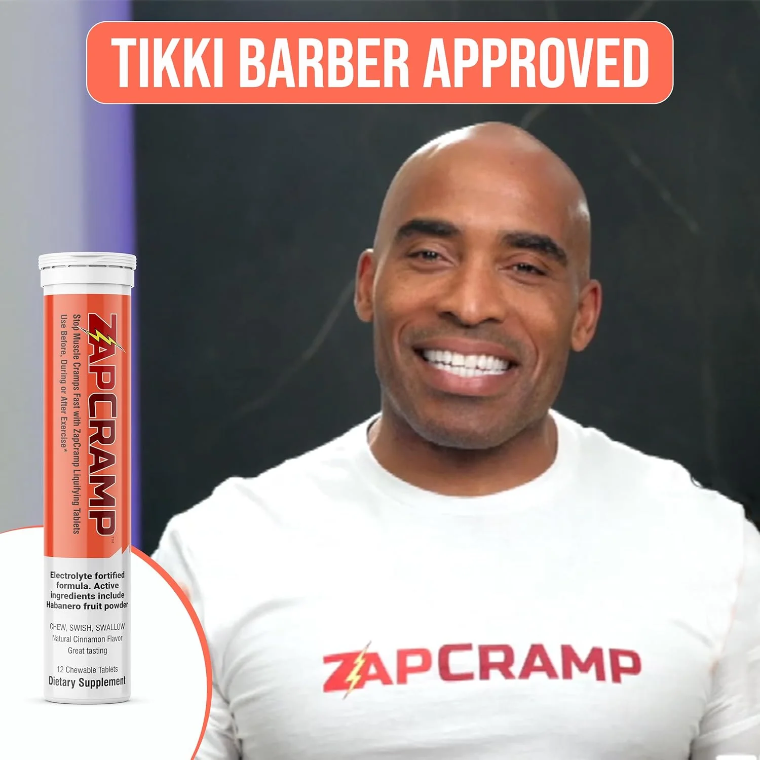 توقف سریع گرفتگی عضلات با کپسایسین حاصل از پودر میوه هابانرو، قرص های جویدنی مایع شونده به همراه الکترولیت ها برای تسکین گرفتگی عضلات بدن و پا - 12 عدد