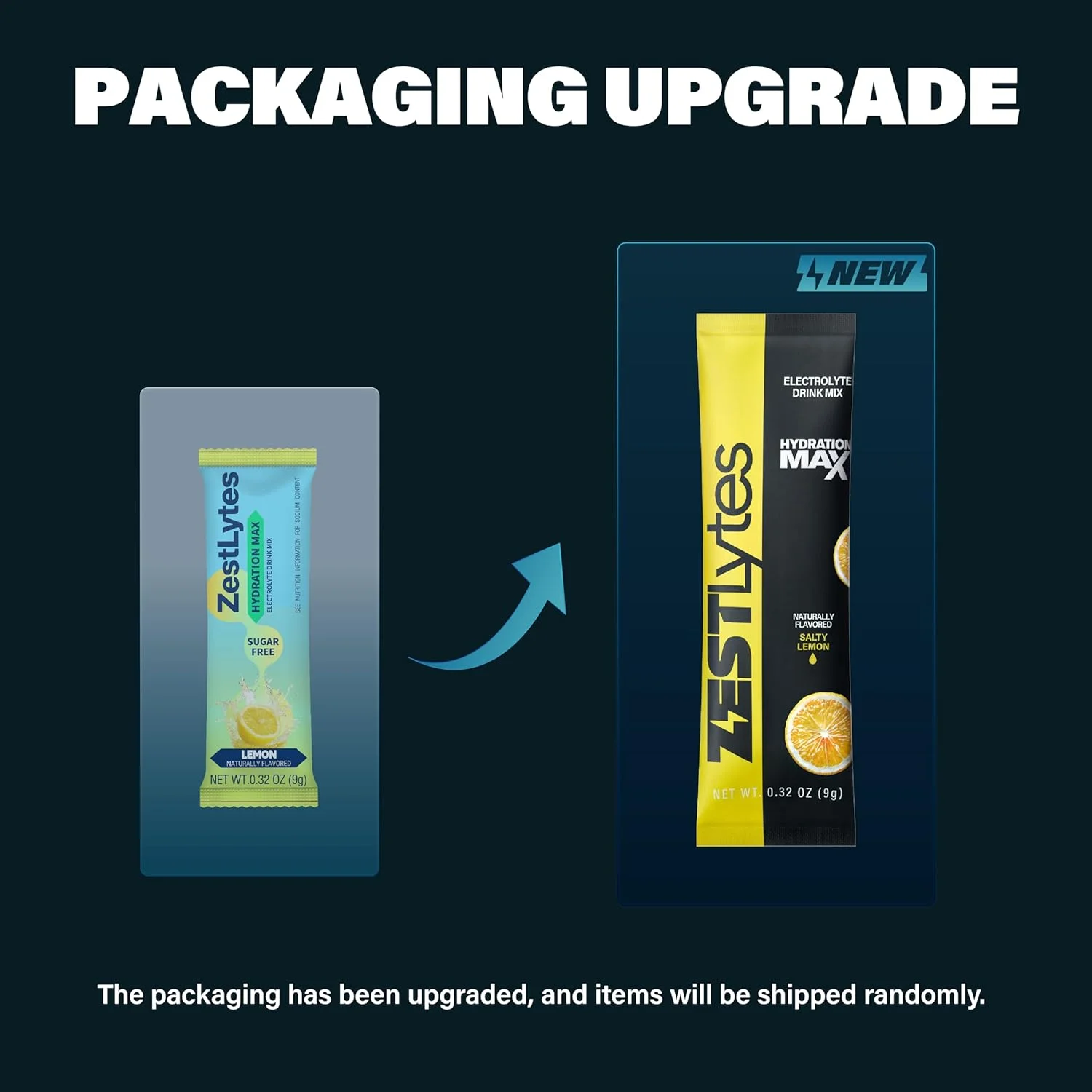 پودر الکترولیت بدون قند با طعم میوه شور، 40 عدد پودر نوشیدنی الکترولیت، طعم دهنده های مایع | 9 ویتامین و ماده مغذی | 2 عامل آبرسانی