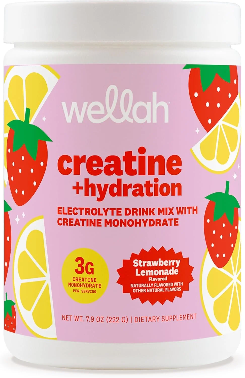 پودر کراتین + هیدراتاسیون ولا (طعم لیموناد توت فرنگی) 30 سروینگ - مخلوط نوشیدنی الکترولیتی با 3 گرم کراتین مونوهیدرات پودر کراتین + هیدراتاسیون ولا (طعم لیموناد توت فرنگی) 30 سروینگ - مخلوط نوشیدنی الکترولیتی با 3 گرم کراتین مونوهیدرات