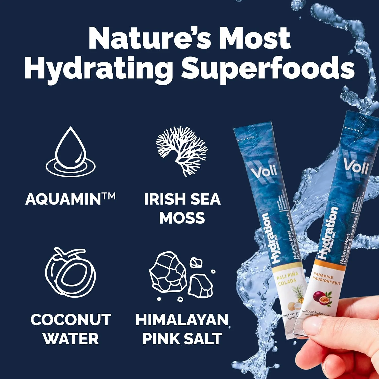 پودر الکترولیت والی | مخلوط نوشیدنی الکترولیت بدون شکر افزوده برای آبرسانی | مناسب برای کتو و روزه داری، سوپرفودها و مواد معدنی طبیعی | بسته متنوع، 15 عددی پودر الکترولیت والی | مخلوط نوشیدنی الکترولیت بدون شکر افزوده برای آبرسانی | مناسب برای کتو و روزه داری، سوپرفودها و مواد معدنی طبیعی | بسته متنوع، 15 عددی