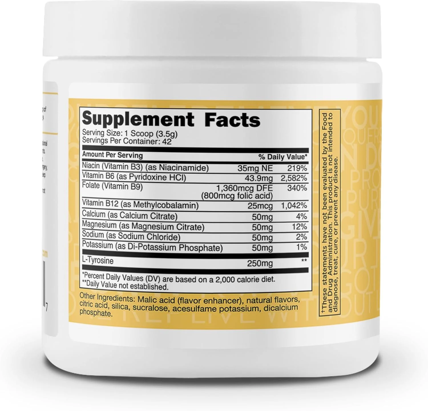 TransformHQ Hydration، ۴۲ سروینگ (پینا کولادا) - الکترولیت ها، وضوح ذهنی، ویتامین ها