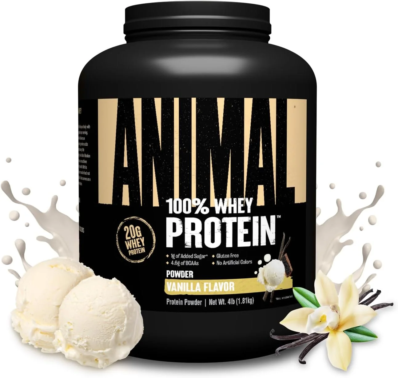 پودر پروتئین وی 100% حیوانی - ترکیبی از وی برای قبل یا بعد از تمرین، ریکاوری، یا جایگزینی وعده غذایی با پروتئین کم شکر در هر زمان با آمینو اسیدهای شاخه دار BCAA - وانیلی، 4 پوند پودر پروتئین وی 100% حیوانی - ترکیبی از وی برای قبل یا بعد از تمرین، ریکاوری، یا جایگزینی وعده غذایی با پروتئین کم شکر در هر زمان با آمینو اسیدهای شاخه دار BCAA - وانیلی، 4 پوند