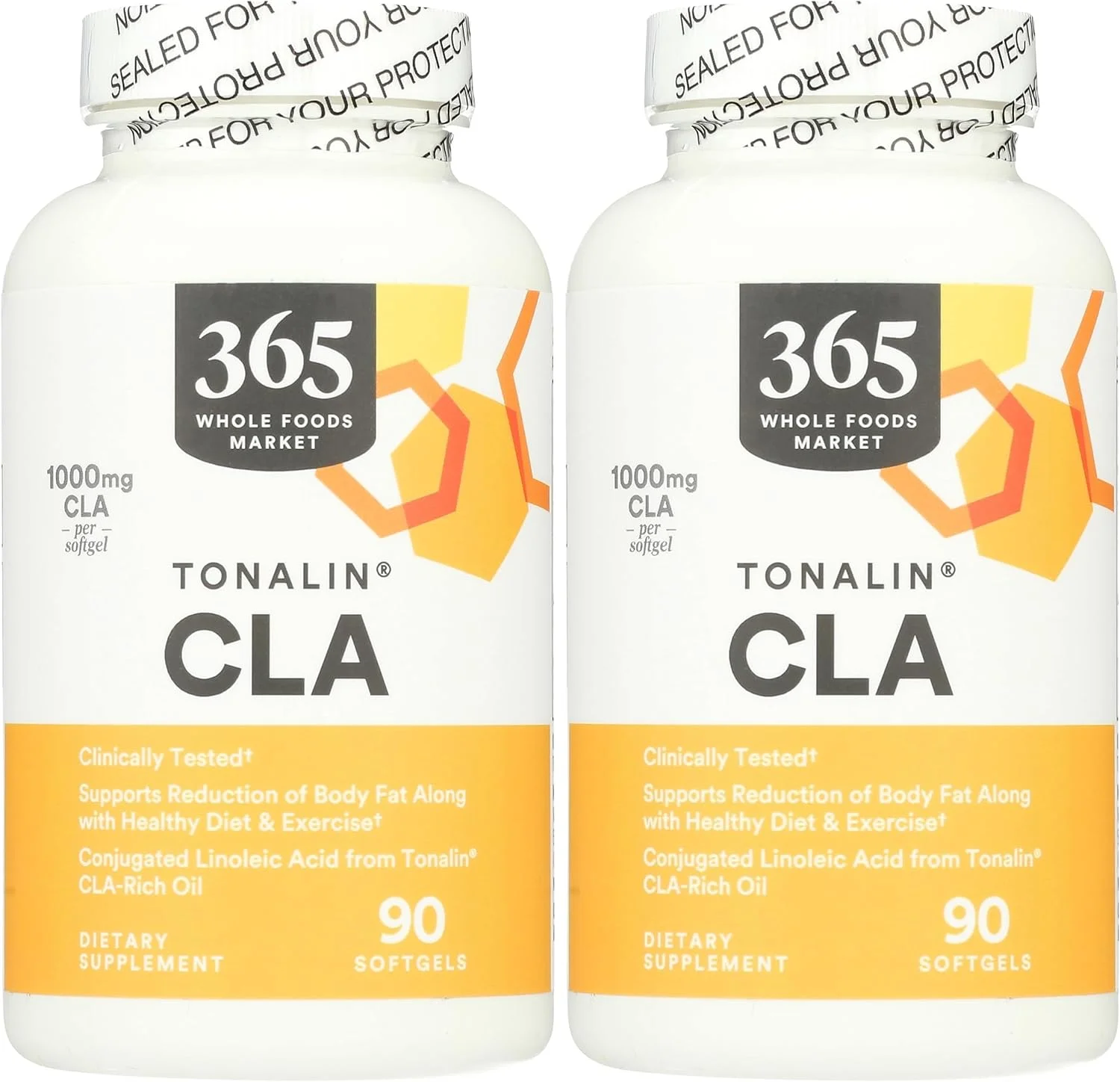 365 by Whole Foods Market, Tonalin Cla 1300Mg، 90 سافت ژل (بسته 2 عددی)