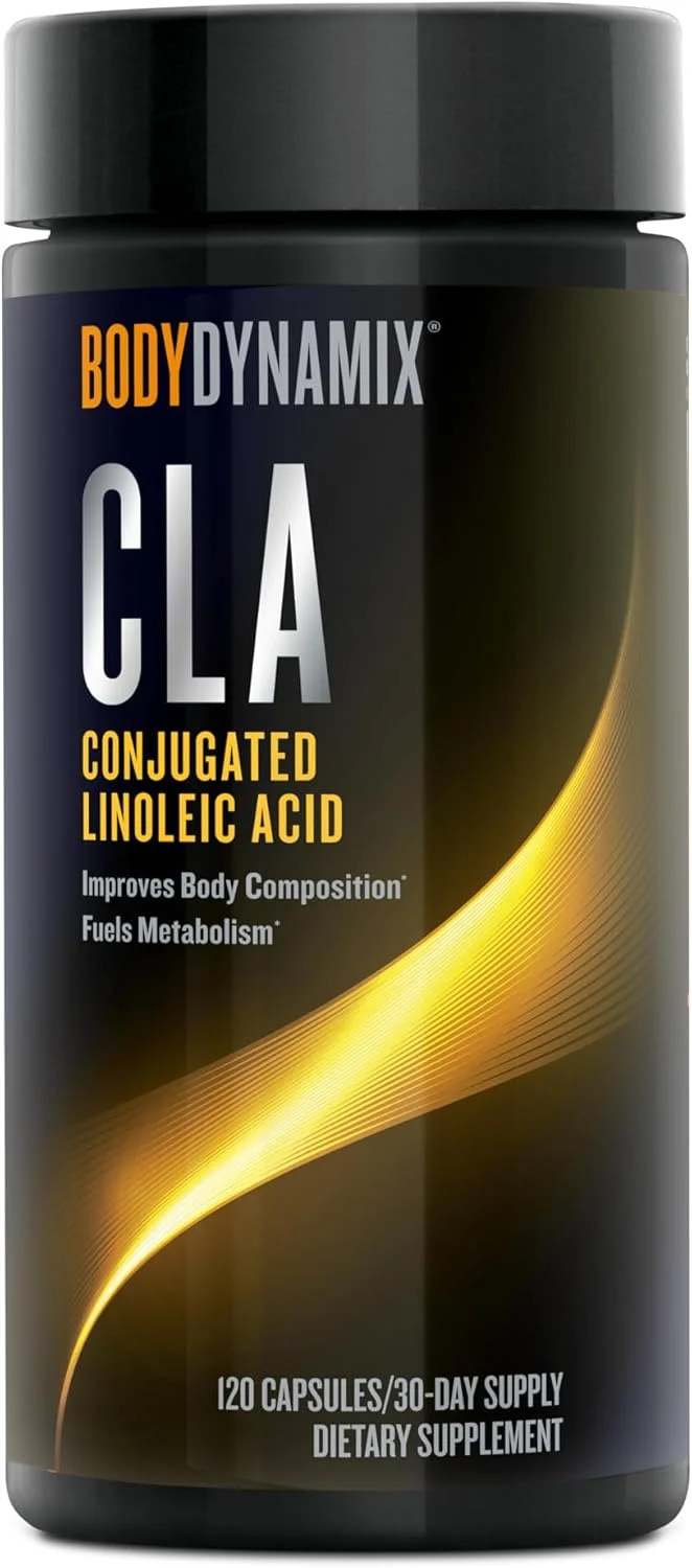 BodyDynamix CLA، لینولئیک اسید مزدوج، سوخت رسانی به انرژی و متابولیسم چربی، بهبود ترکیب بدن، 120 عدد