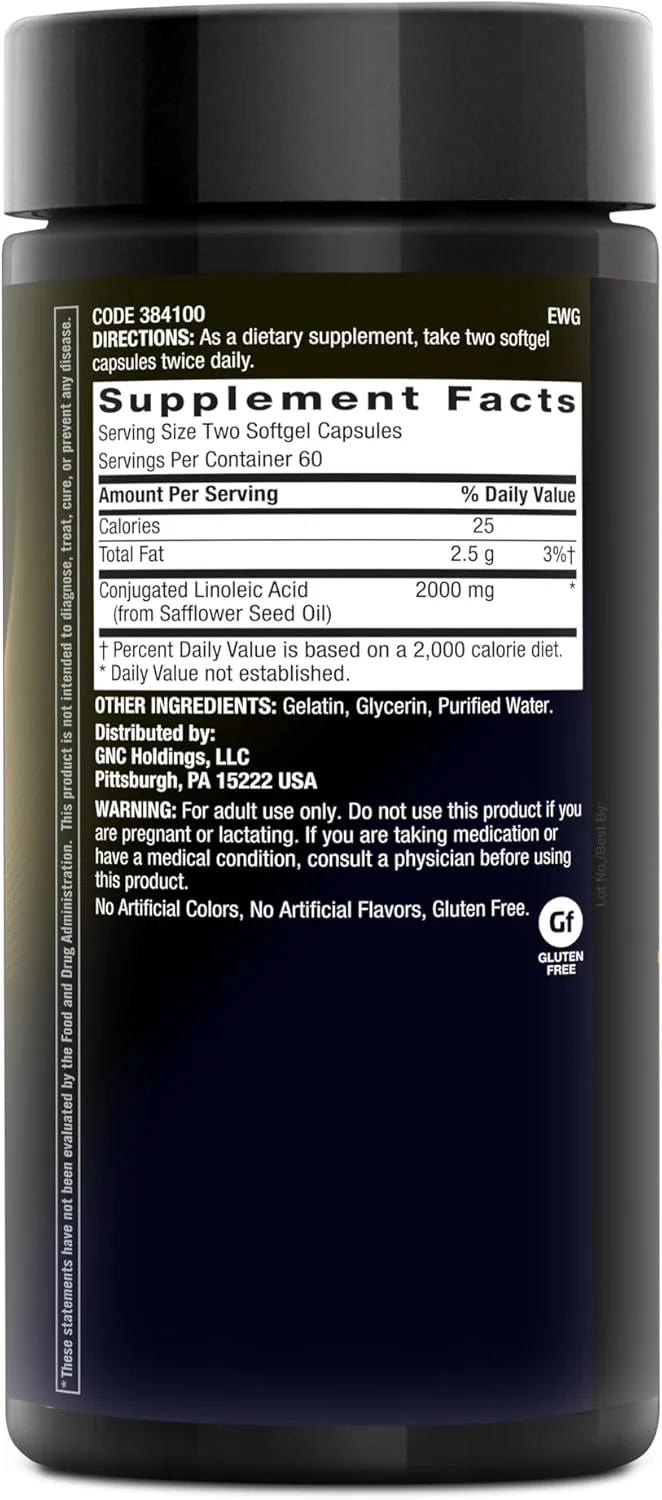 BodyDynamix CLA، لینولئیک اسید مزدوج، سوخت رسانی به انرژی و متابولیسم چربی، بهبود ترکیب بدن، 120 عدد