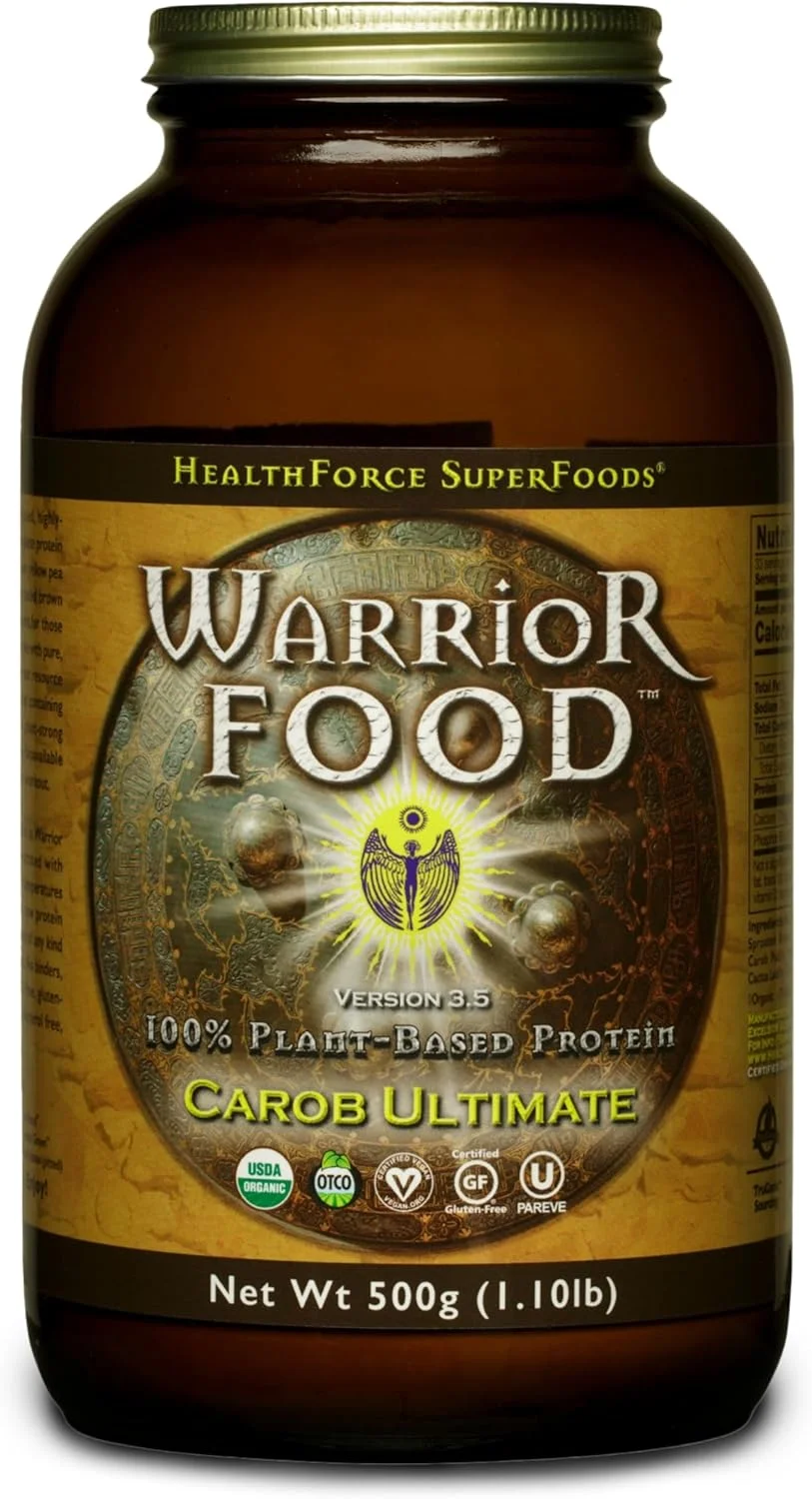 پودر پروتئین سوپرفودز HealthForce Warrior Food - طعم خرنوب - 500 گرم پودر پروتئین سوپرفودز HealthForce Warrior Food - طعم خرنوب - 500 گرم