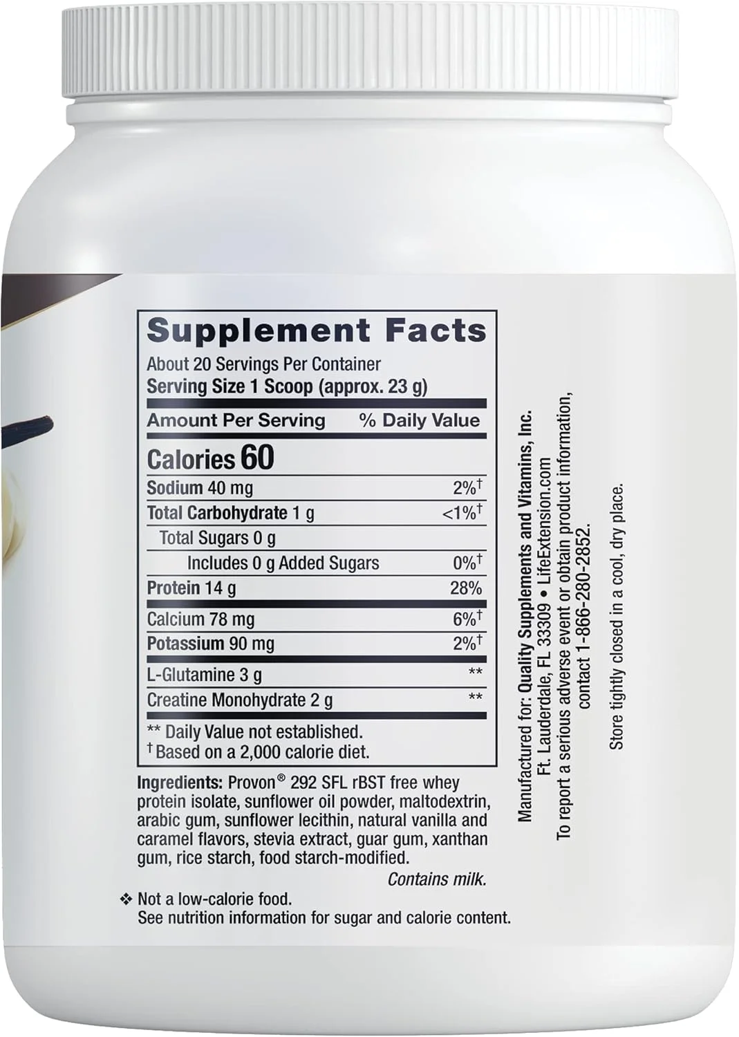 پودر پروتئین وی ایزوله پیشرفته لایف اکستنشن Wellness Code - طعم وانیل - پودر مخلوط شیک پروتئینی برای رشد عضلات و حمایت از سلامت سیستم ایمنی - بدون گلوتن، غیر تراریخته، بدون شکر - 454 گرم - 20 سروینگ پودر پروتئین وی ایزوله پیشرفته لایف اکستنشن Wellness Code - طعم وانیل - پودر مخلوط شیک پروتئینی برای رشد عضلات و حمایت از سلامت سیستم ایمنی - بدون گلوتن، غیر تراریخته، بدون شکر - 454 گرم - 20 سروینگ