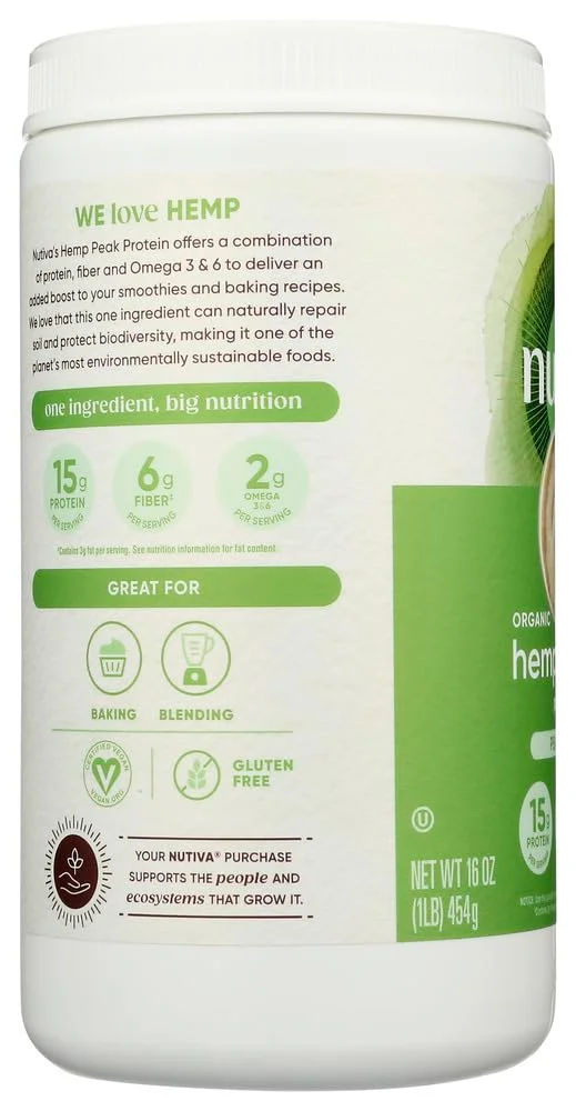 پروتئین شاهدانه ناتیوا، ارگانیک ۱۵ گرم، ۴۷۳ میلی لیتر پروتئین شاهدانه ناتیوا، ارگانیک ۱۵ گرم، ۴۷۳ میلی لیتر