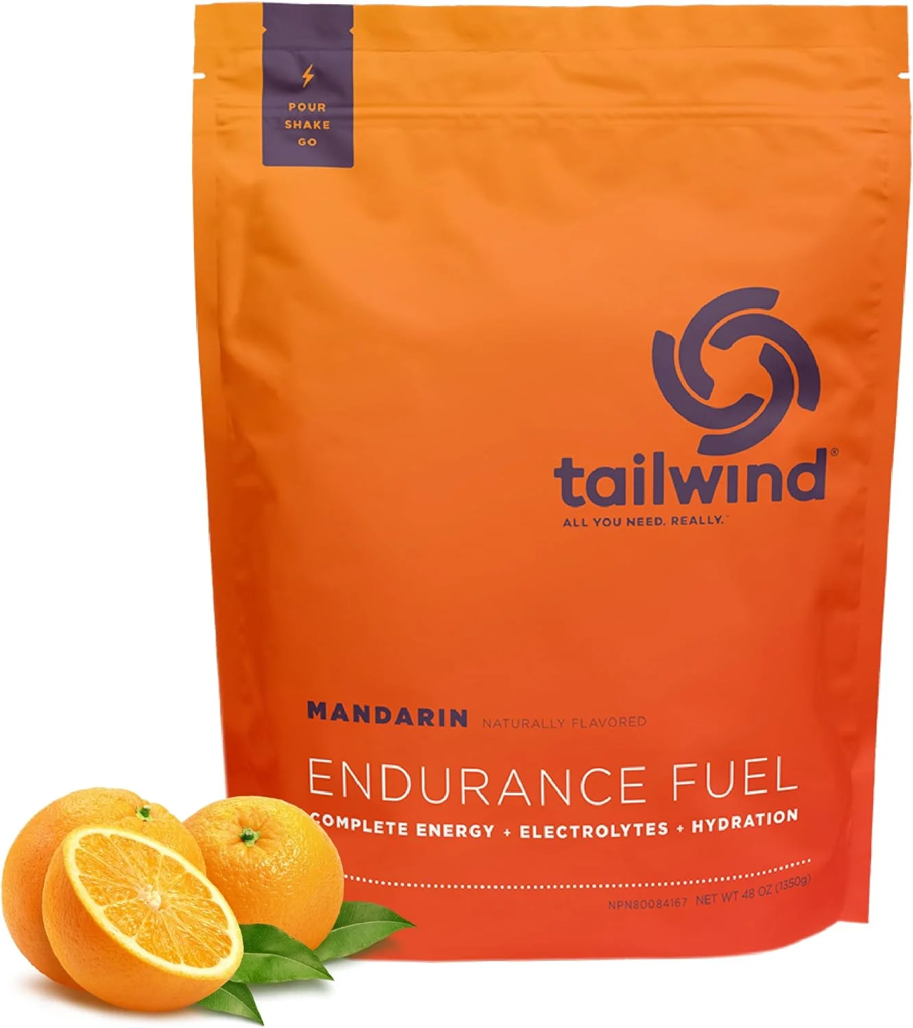 پودر مخلوط نوشیدنی ورزشی استقامت Tailwind Nutrition، کربوهیدرات و الکترولیت، بدون گلوتن، وگان، نارنگی، 50 سروینگ پودر مخلوط نوشیدنی ورزشی استقامت Tailwind Nutrition، کربوهیدرات و الکترولیت، بدون گلوتن، وگان، نارنگی، 50 سروینگ