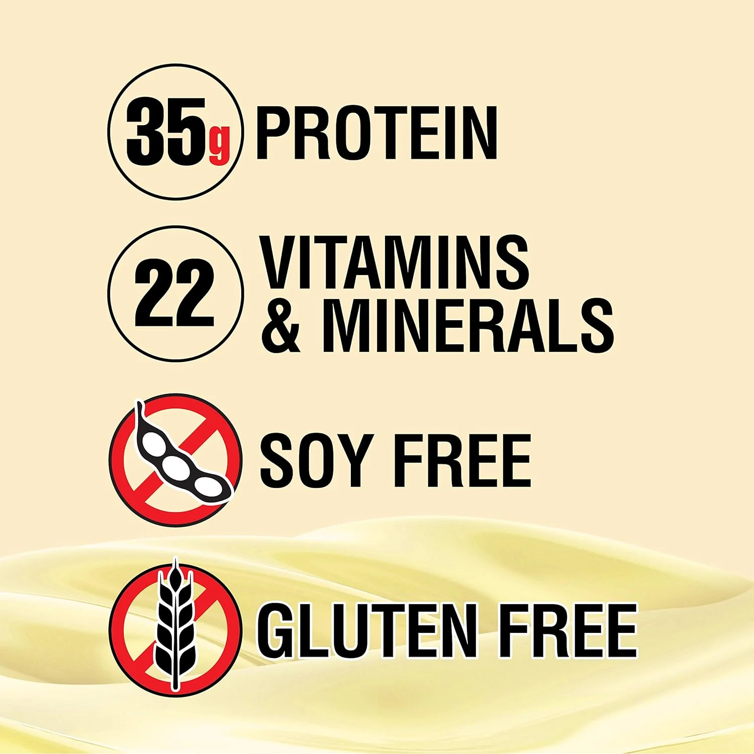 شیک پروتئین وانیلی همه کاره برای اندام متناسب. ۳۵ گرم پروتئین، ترکیب وی، ۷ گرم چربی و فیبر سالم، ۲۲ ویتامین و مواد معدنی، بدون رنگ مصنوعی، بدون گلوتن، (۴.۶ پوند) بسته بندی ممکن است متفاوت باشد