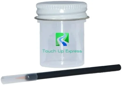 قلم خش گیر رنگ خودرو مرسدس CLA 650 سفید قطبی، کیت دو عددی 2oz و 1oz مناسب خودروهای سواری و کامیون