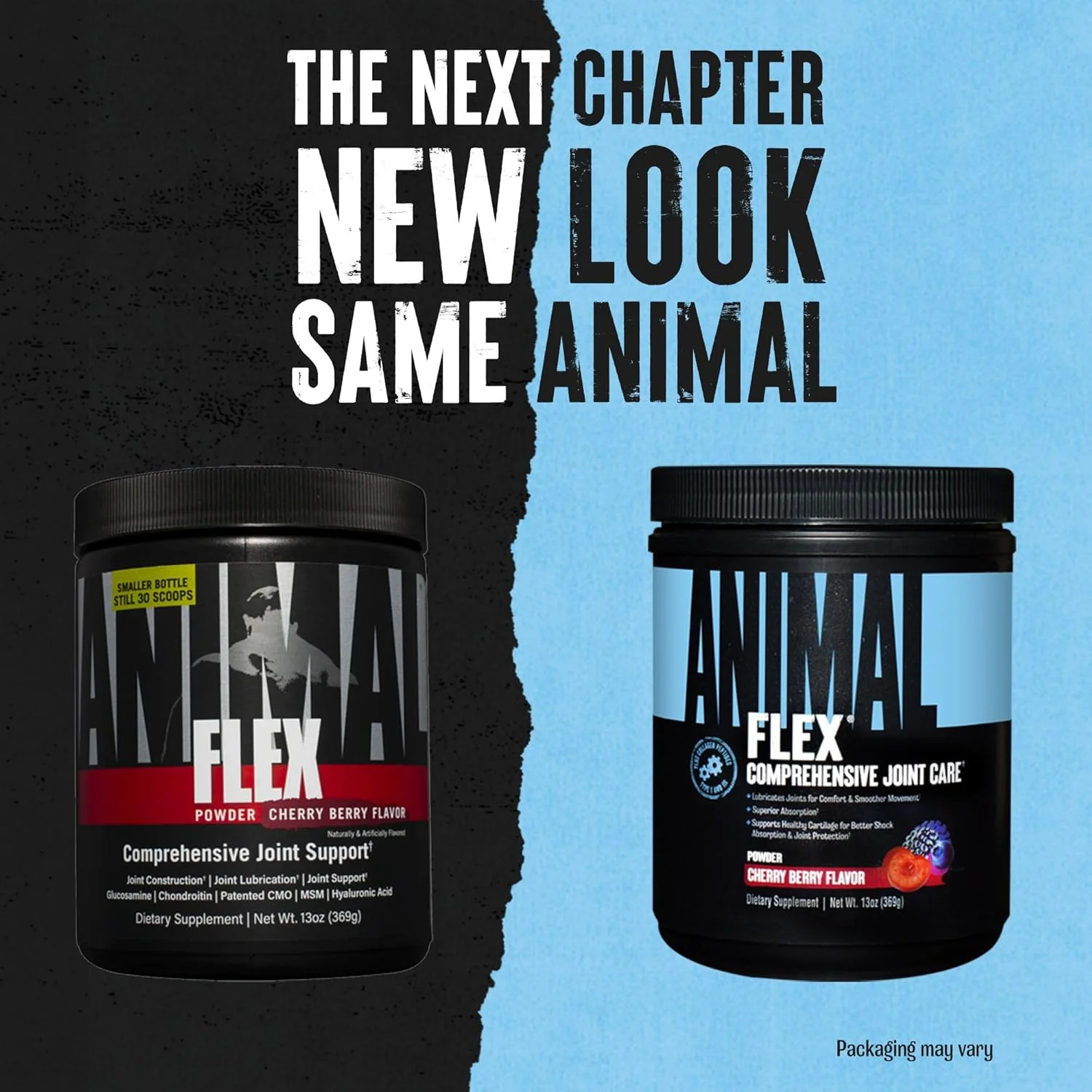 پودر Animal Flex - مکمل پشتیبانی از مفاصل برای تسکین درد، ترمیم و بازسازی عضلات با زردچوبه، گلوکزامین، کندرویتین، MSM، کلاژن و Boswellia، طعم گیلاس عالی، 30 پیمانه پودر Animal Flex - مکمل پشتیبانی از مفاصل برای تسکین درد، ترمیم و بازسازی عضلات با زردچوبه، گلوکزامین، کندرویتین، MSM، کلاژن و Boswellia، طعم گیلاس عالی، 30 پیمانه