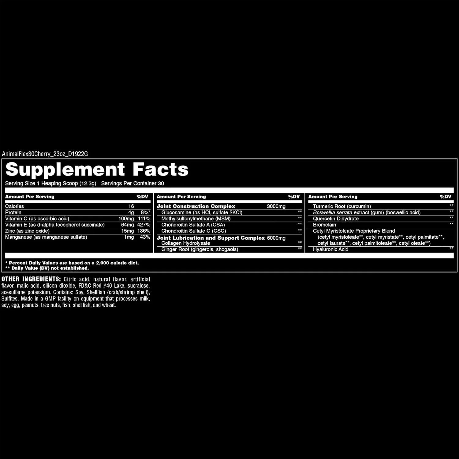 پودر Animal Flex - مکمل پشتیبانی از مفاصل برای تسکین درد، ترمیم و بازسازی عضلات با زردچوبه، گلوکزامین، کندرویتین، MSM، کلاژن و Boswellia، طعم گیلاس عالی، 30 پیمانه پودر Animal Flex - مکمل پشتیبانی از مفاصل برای تسکین درد، ترمیم و بازسازی عضلات با زردچوبه، گلوکزامین، کندرویتین، MSM، کلاژن و Boswellia، طعم گیلاس عالی، 30 پیمانه