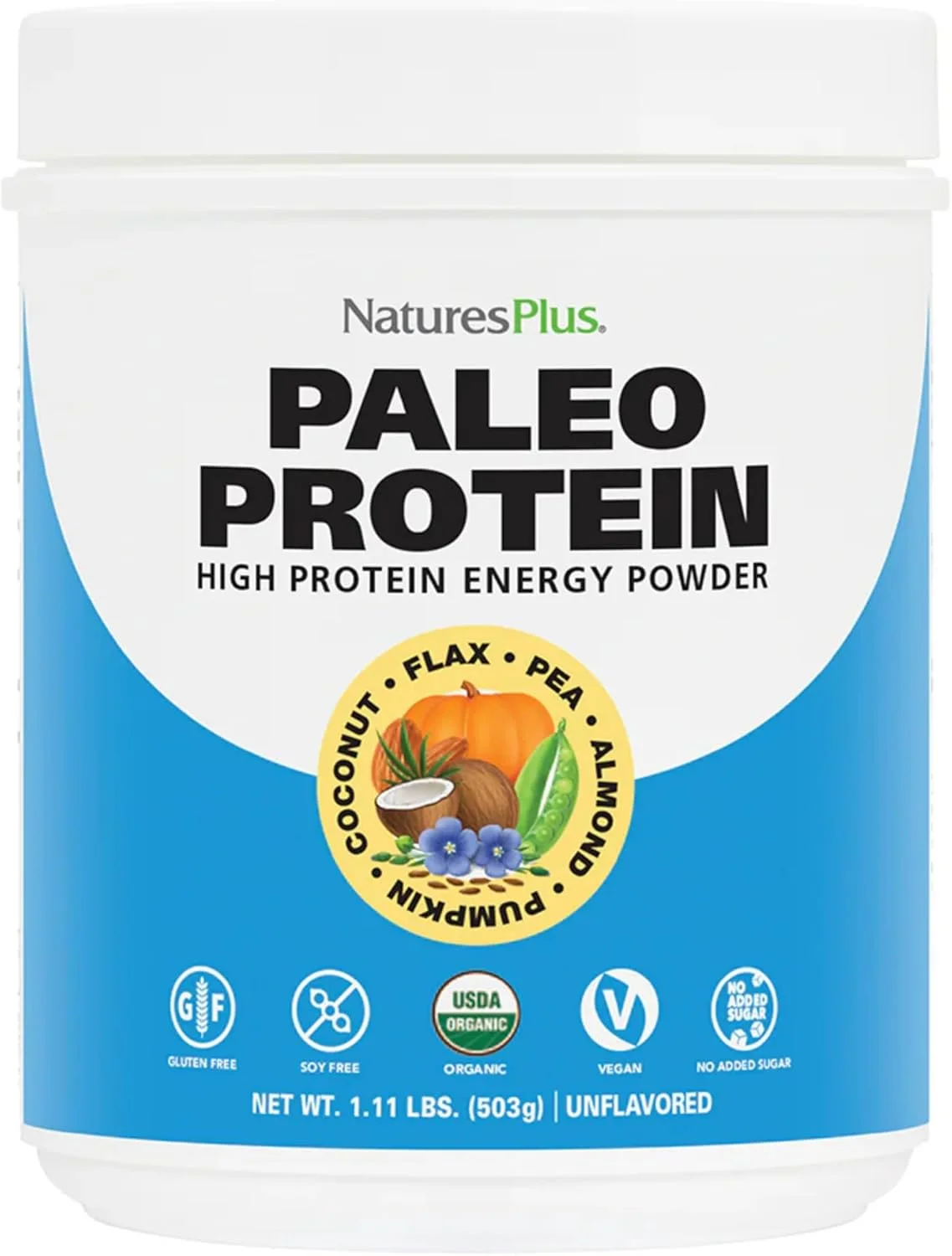 پروتئین پالئو ارگانیک NaturesPlus - 675 گرم، 20 گرم پروتئین، پودر پروتئین وگان - بدون طعم، بدون شیرین کننده - پروتئین انرژی پروتئینی ارگانیک تایید شده - گیاهخواری، بدون گلوتن - 15 وعده پروتئین پالئو ارگانیک NaturesPlus - 675 گرم، 20 گرم پروتئین، پودر پروتئین وگان - بدون طعم، بدون شیرین کننده - پروتئین انرژی پروتئینی ارگانیک تایید شده - گیاهخواری، بدون گلوتن - 15 وعده