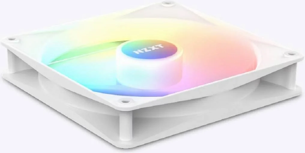 فن های NZXT F120 RGB Core با کنترلر RGB، جریان هوای بالا و فشار استاتیک، سرعت تا 1800 دور در دقیقه، FDB، جریان هوای 78.86 CFM، همگام سازی نورپردازی با کنترلر، بسته سه تایی، سفید | RF-C12TF-W1 فن های NZXT F120 RGB Core با کنترلر RGB، جریان هوای بالا و فشار استاتیک، سرعت تا 1800 دور در دقیقه، FDB، جریان هوای 78.86 CFM، همگام سازی نورپردازی با کنترلر، بسته سه تایی، سفید | RF-C12TF-W1