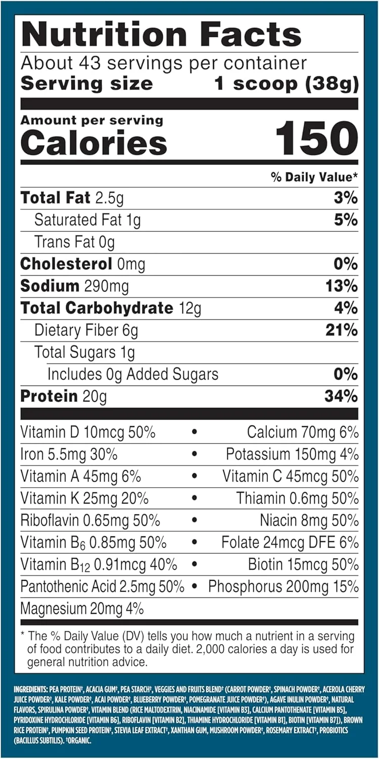 پودر پروتئین ویگن وگان همه کاره وگا با طعم وانیل فرانسوی (43 سروینگ) حاوی مواد اولیه سوپرفود و ویتامین ها برای تقویت سیستم ایمنی، مناسب برای رژیم کتو، پروتئین نخود فرنگی برای زنان و مردان، 1.4 کیلوگرم (بسته 6 عددی) پودر پروتئین ویگن وگان همه کاره وگا با طعم وانیل فرانسوی (43 سروینگ) حاوی مواد اولیه سوپرفود و ویتامین ها برای تقویت سیستم ایمنی، مناسب برای رژیم کتو، پروتئین نخود فرنگی برای زنان و مردان، 1.4 کیلوگرم (بسته 6 عددی)