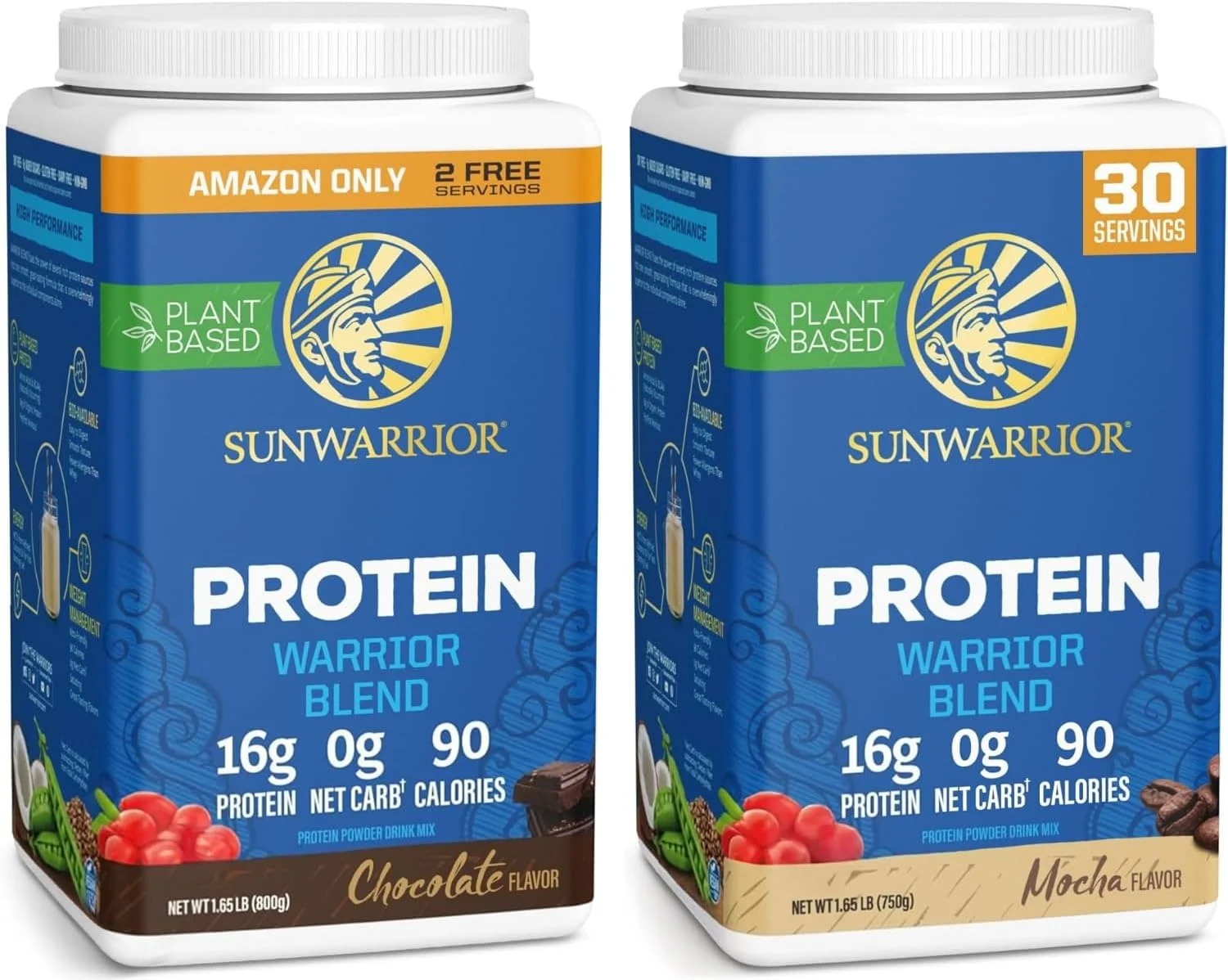 مجموعه پودر پروتئین گیاهی ارگانیک سان واریر با طعم موکا و شکلات | بسته ویژه و مقرون به صرفه | پودر پروتئین ارگانیک وگان | بدون مواد پرکننده لبنیات، سویا و گلوتن (32 سروینگ شکلات، 30 سروینگ موکا) مجموعه پودر پروتئین گیاهی ارگانیک سان واریر با طعم موکا و شکلات | بسته ویژه و مقرون به صرفه | پودر پروتئین ارگانیک وگان | بدون مواد پرکننده لبنیات، سویا و گلوتن (32 سروینگ شکلات، 30 سروینگ موکا)