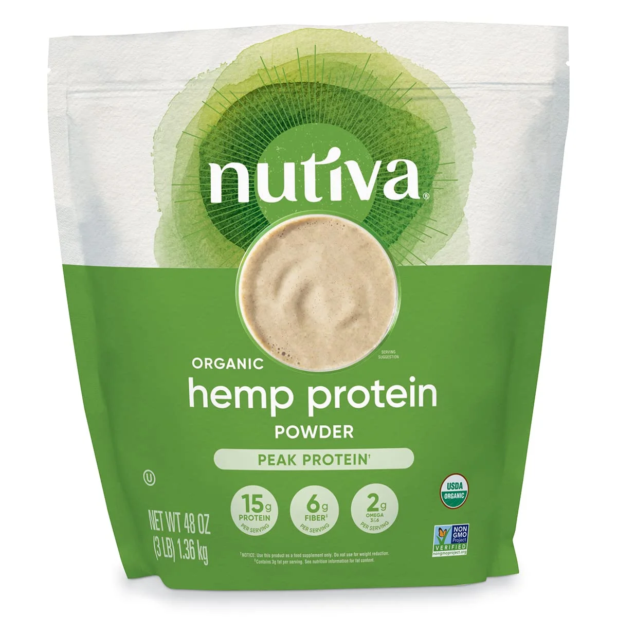 پودر پروتئین دانه شاهدانه ارگانیک فشرده سرد Nutiva، پروتئین خالص، 3 پوند، ارگانیک USDA، غیر GMO، تایید شده Whole 30، وگان، بدون گلوتن و کتو، پروتئین گیاهی با اسیدهای آمینه ضروری پودر پروتئین دانه شاهدانه ارگانیک فشرده سرد Nutiva، پروتئین خالص، 3 پوند، ارگانیک USDA، غیر GMO، تایید شده Whole 30، وگان، بدون گلوتن و کتو، پروتئین گیاهی با اسیدهای آمینه ضروری