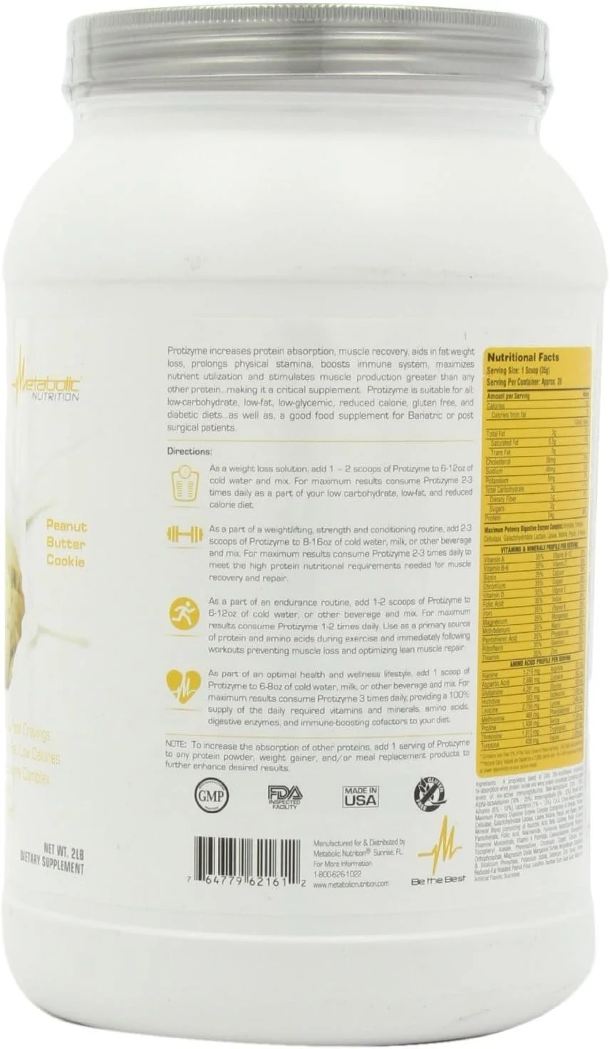 پودر پروتئین ProtiZyme از Metabolic Nutrition پودر پروتئین ProtiZyme از Metabolic Nutrition