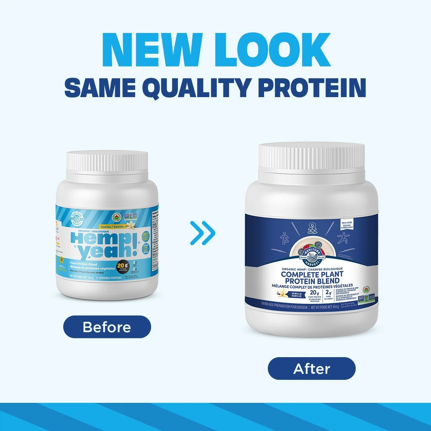 پودر پروتئین شاهدانه وانیلی Manitoba Harvest، ۴۵۴ گرم پودر پروتئین شاهدانه وانیلی Manitoba Harvest، ۴۵۴ گرم