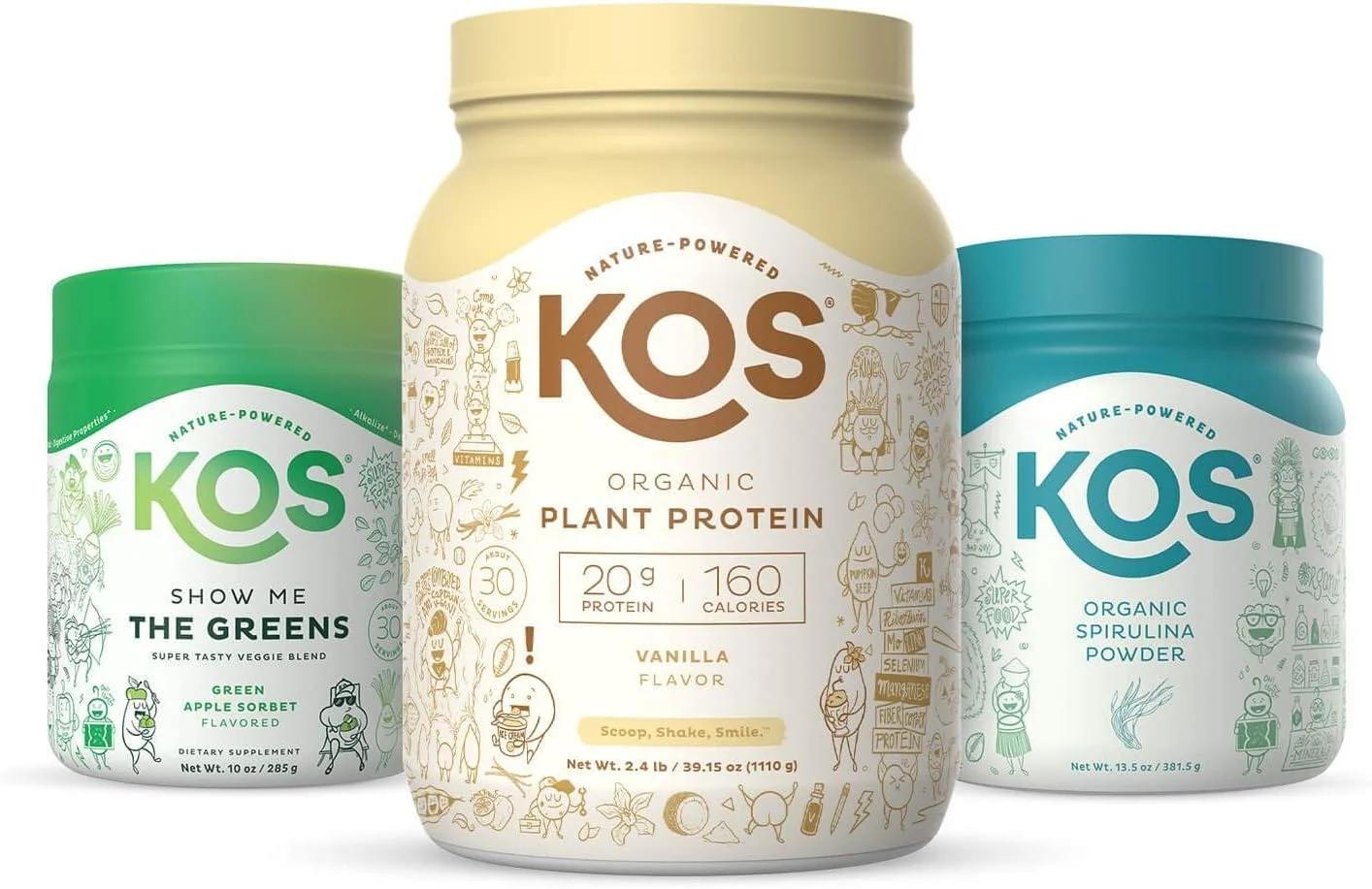 مجموعه تقویت سیستم ایمنی KOS (پودر پروتئین وانیلی گیاهی + پودر اسپیرولینای ارگانیک + مخلوط سبزیجات ارگانیک) مجموعه تقویت سیستم ایمنی KOS (پودر پروتئین وانیلی گیاهی + پودر اسپیرولینای ارگانیک + مخلوط سبزیجات ارگانیک)