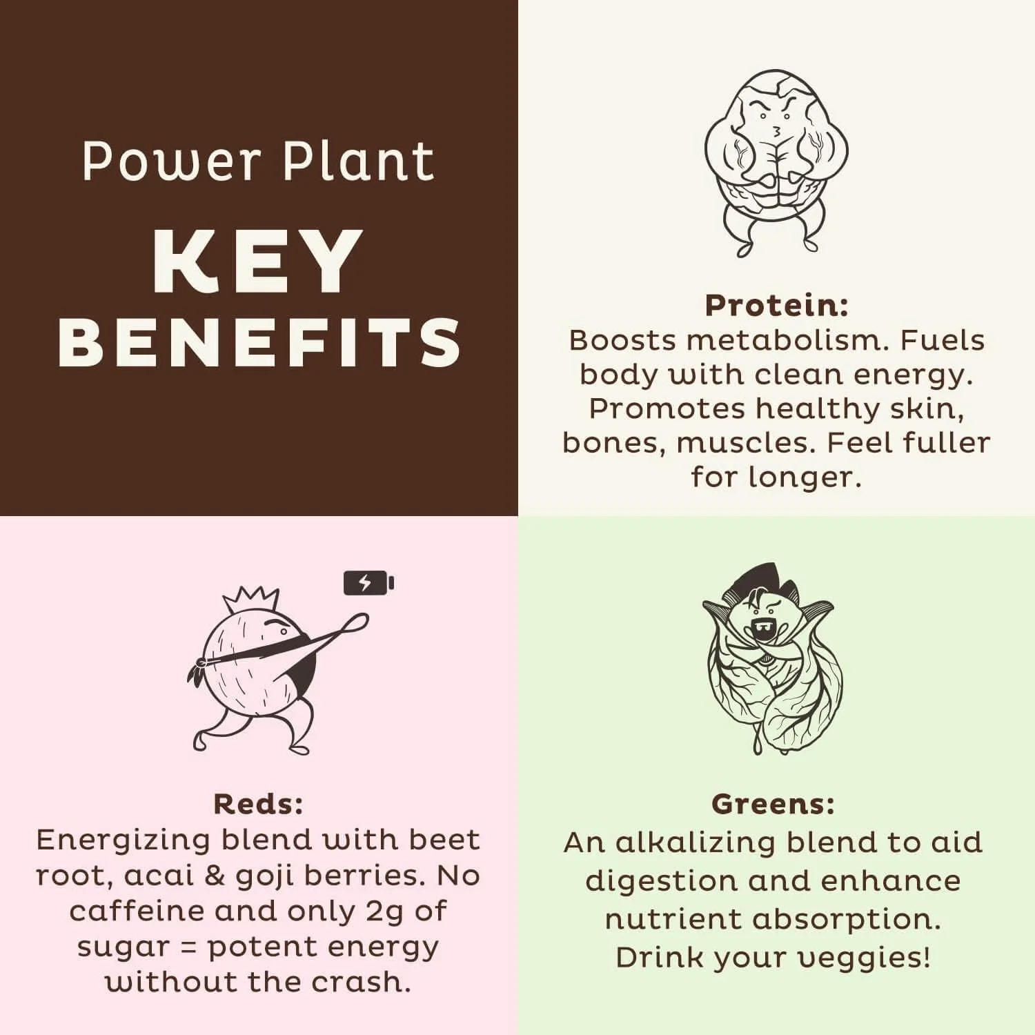 مجموعه نیروگاه گیاهی KOS (پودر پروتئین شکلاتی گیاهی + ترکیب سبزیجات قرمز + ترکیب سبزیجات سبز) مجموعه نیروگاه گیاهی KOS (پودر پروتئین شکلاتی گیاهی + ترکیب سبزیجات قرمز + ترکیب سبزیجات سبز)