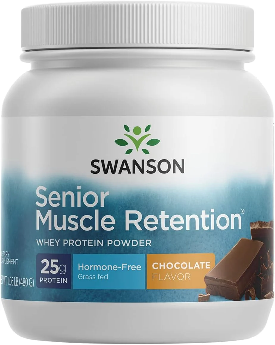 پودر پروتئین شکلاتی Swanson ULT Senior Muscle RET PD، ۴۸۰ گرم پودر پروتئین شکلاتی Swanson ULT Senior Muscle RET PD، ۴۸۰ گرم