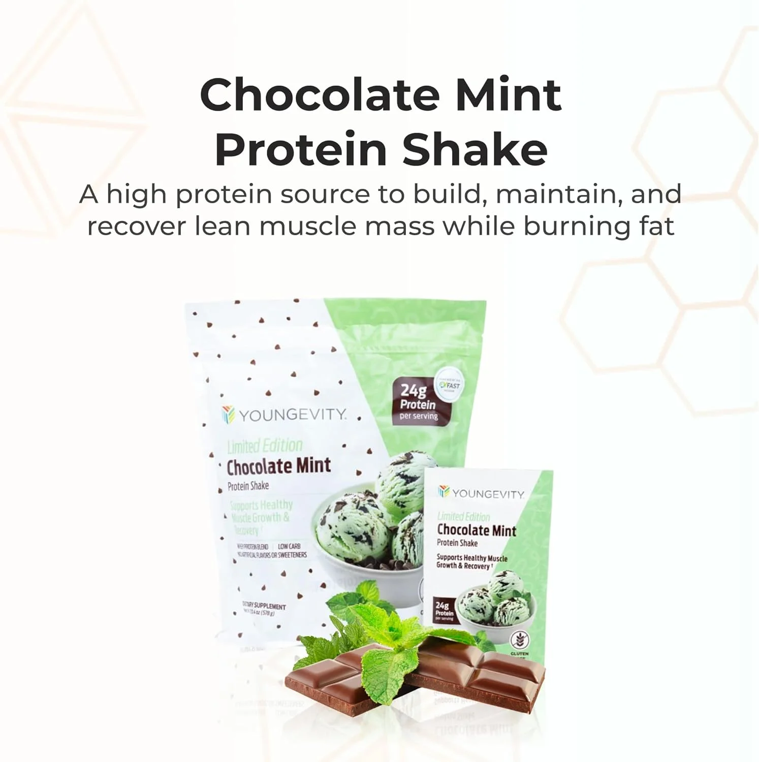 شیک پروتئین شکلات نعناع یونگویتی شیک پروتئین شکلات نعناع یونگویتی