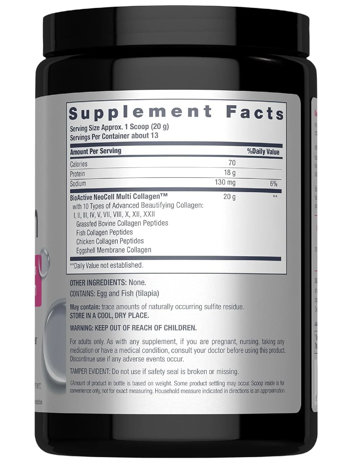 پودر کلاژن NeoCell Super Multi | 255 گرم | شامل 10 نوع کلاژن | مناسب پوست، مو و ناخن | مکمل زیبایی | پودر بدون طعم | برای زنان و مردان پودر کلاژن NeoCell Super Multi | 255 گرم | شامل 10 نوع کلاژن | مناسب پوست، مو و ناخن | مکمل زیبایی | پودر بدون طعم | برای زنان و مردان